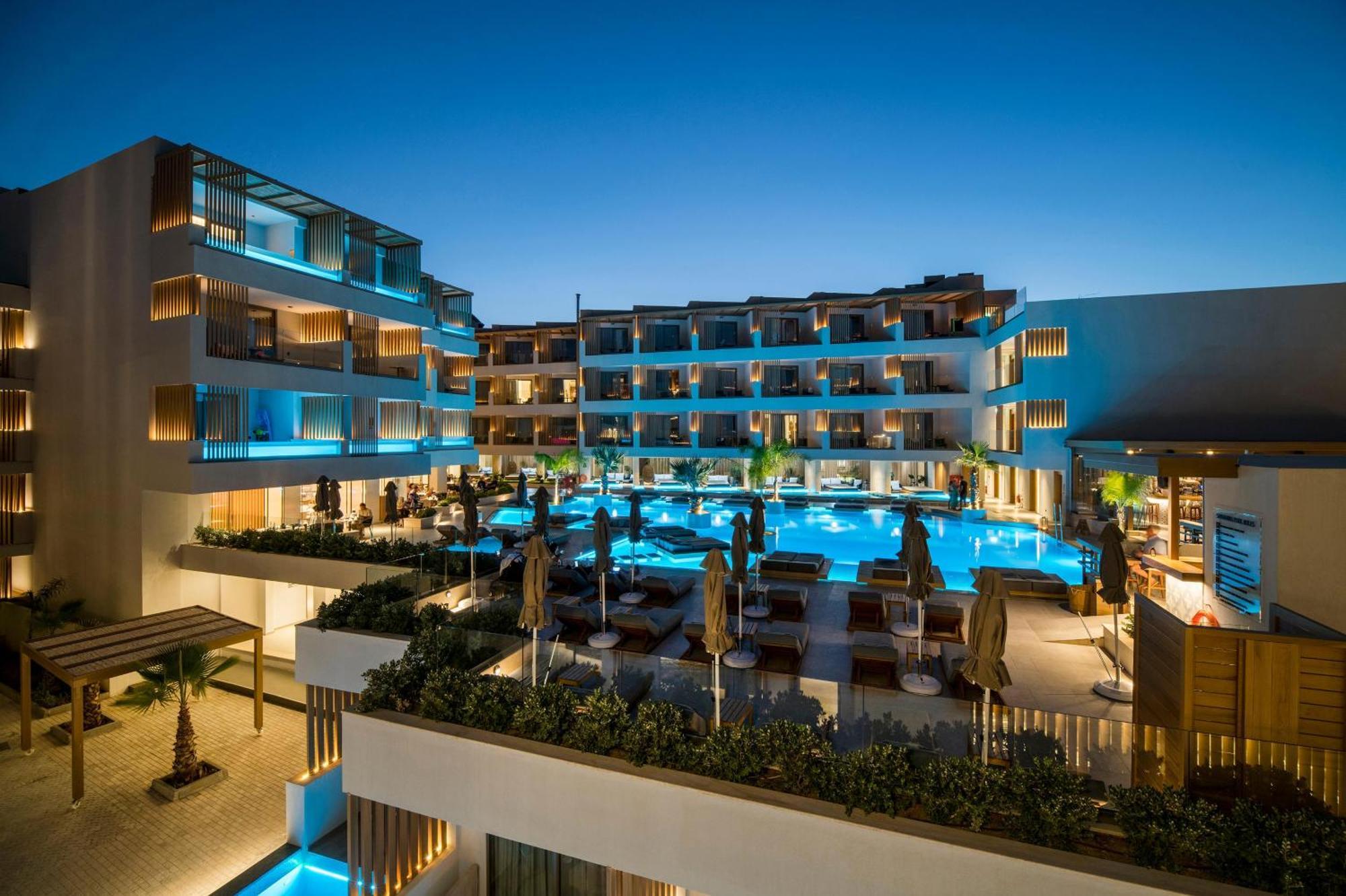 Akasha Beach Hotel & Spa Hersonissos  Exterior foto