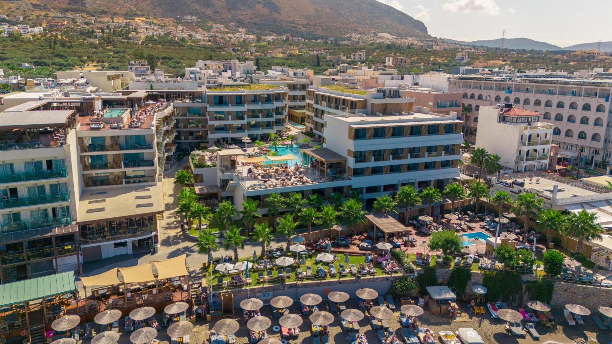 Akasha Beach Hotel & Spa Hersonissos  Exterior foto