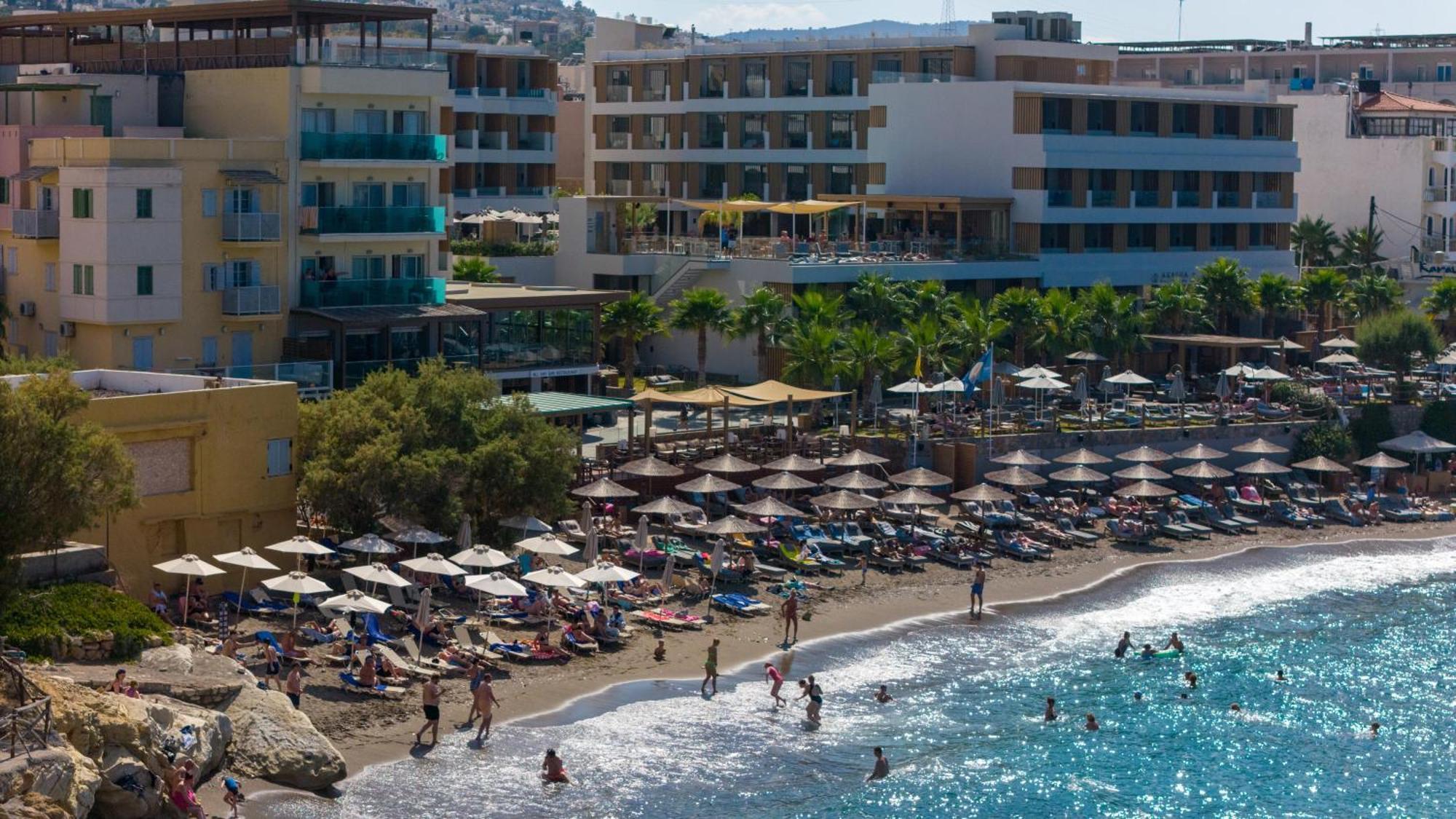 Akasha Beach Hotel & Spa Hersonissos  Exterior foto