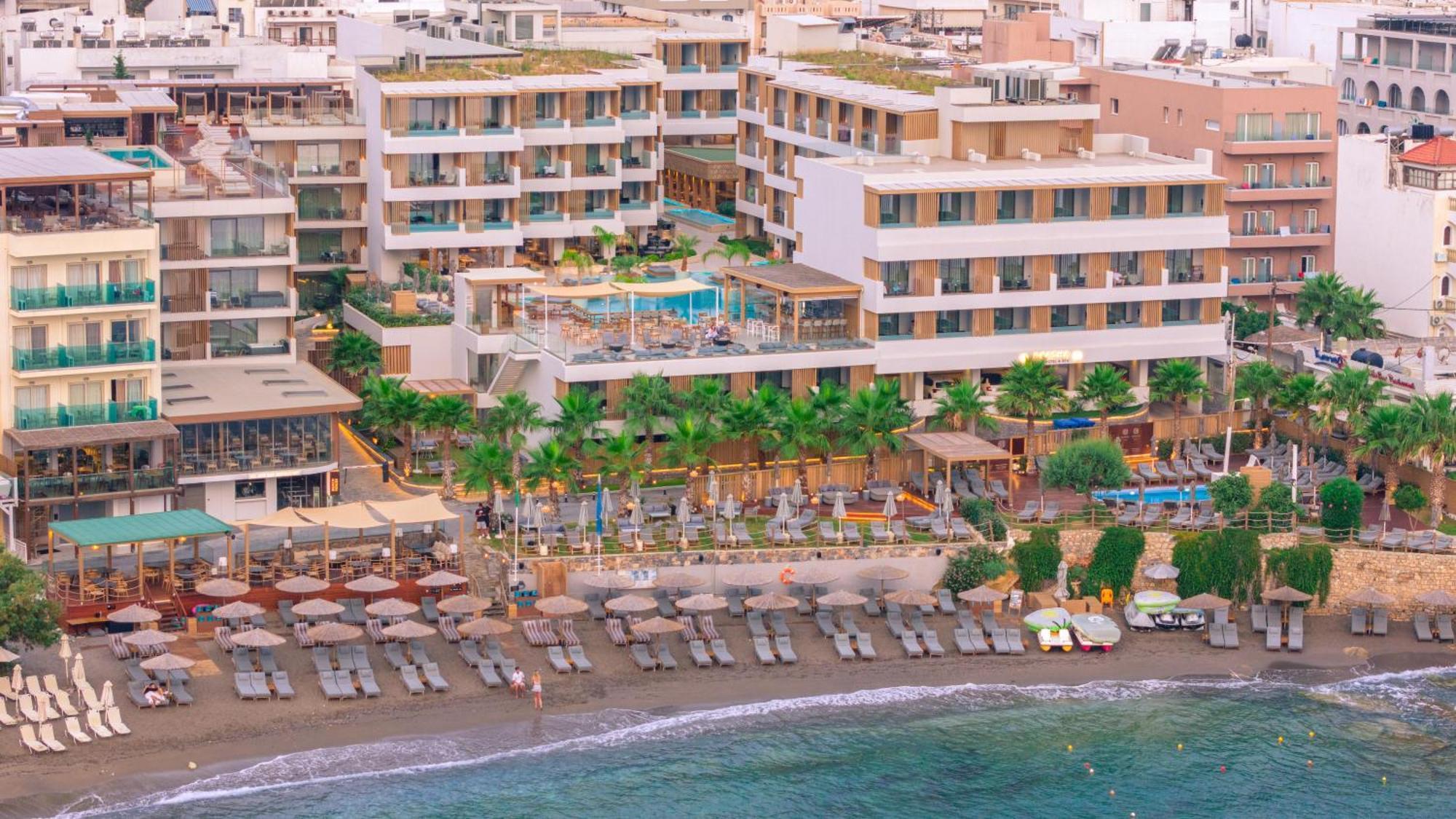 Akasha Beach Hotel & Spa Hersonissos  Exterior foto